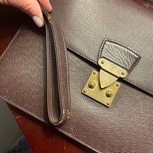 Louis Vuitton Vintage Sellier Dragonne Wristlet